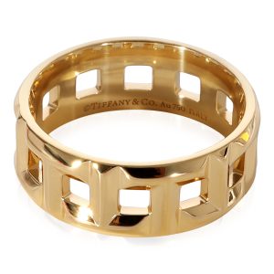 Tiffany Co Tiffany T True Ring in 18k Yellow Gold LOUIS VUITTON Twist MM Epi Leather Crossbody Handbag Black