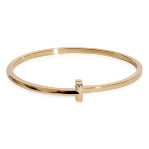 Tiffany Co Tiffany T1 Narrow Hinged Bangle in 18k Yellow Gold Gurhan Hourglass Necklace in 24K Yellow Gold Sterling Silver