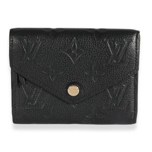 Louis Vuitton Black Monogram Empreinte Victorine Wallet Louis Vuitton Chelsea Tote Bag Canvas Damier