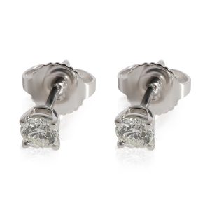 Tiffany Co Diamond Stud Earring in 950 Platinum 031 CTW Cart