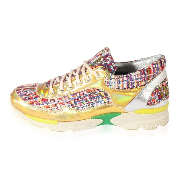 Chanel Sneaker Multi Color Tweed Chanel Sneaker Multi Color Tweed