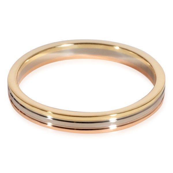 Cartier Cartier Vendôme Louis Cartier Wedding Band in 18K 3 Tone Gold