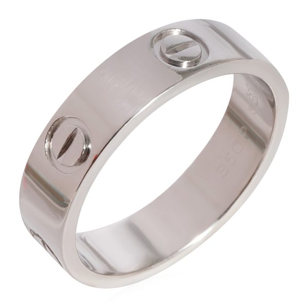 Ring Platinum Cartier Love Ring in 950 Platinum