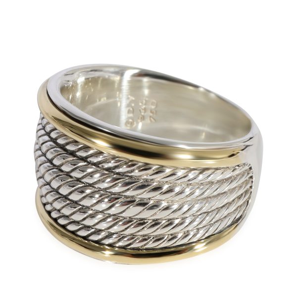 David Yurman David Yurman 5 Row Cable Band in 18k Yellow GoldSterling Silver