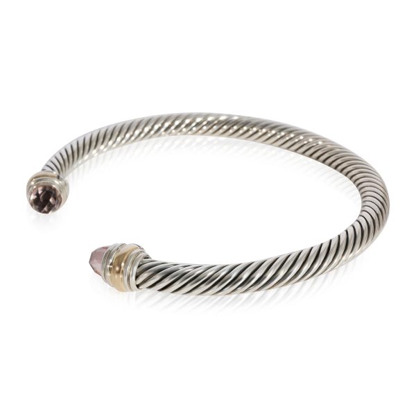 123851 sv eded8f58 0303 4732 8150 73ea667c2806 David Yurman The Cable Collectibles Morganite Bracelet in 14k Yellow GoldSterli