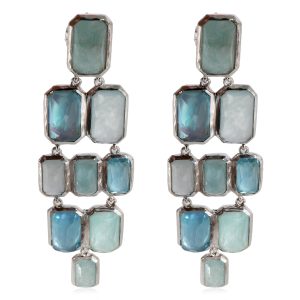 Ippolita Multistone Chandelier Earrings in 925 Sterling Silver Loewe Heritage Shoulder Bag Brown