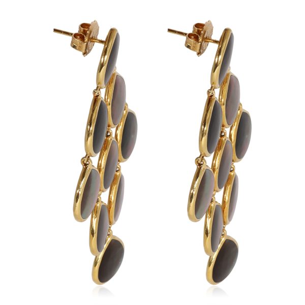 123859 sv 2b23c6fc 1240 45d7 8a99 443c0fb9f940 Ippolita Rock Candy Black Mother Of Pearl Cascade Earrings 18K Yellow Gold