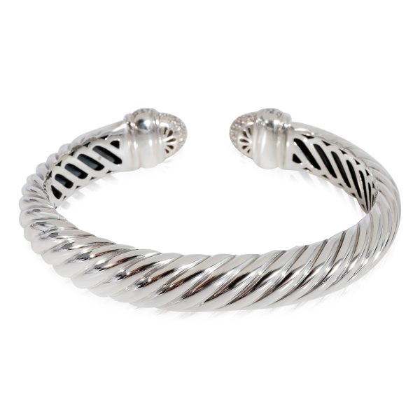 123864 av David Yurman Waverly Diamond Bracelet in 925 Sterling Silver 115 CTW