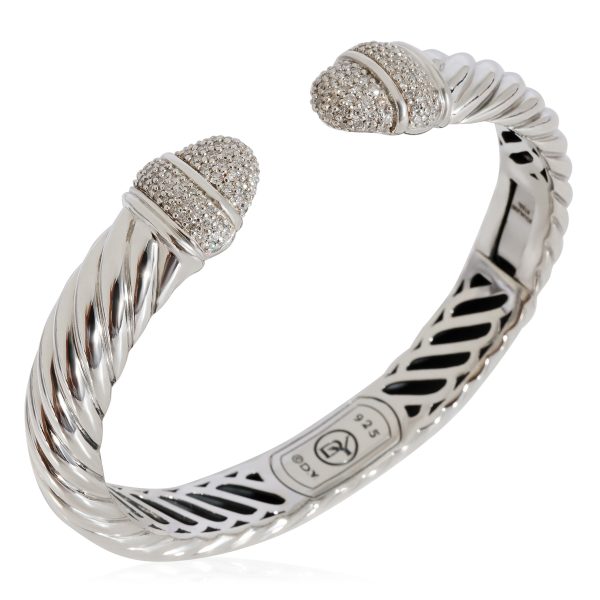 123864 pv David Yurman Waverly Diamond Bracelet in 925 Sterling Silver 115 CTW