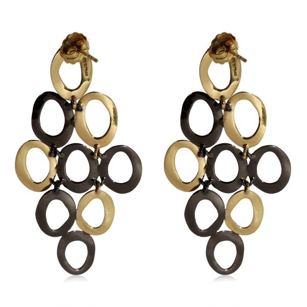 123868 av f3aaf842 c98f 4c1c 8111 0445f23638cf Ippolita Notte Cascade Earrings in 18k Yellow GoldSterling Silver