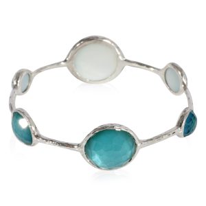 Ippolita Rock Candy Bracelet in 925 Sterling Silver Louis Vuitton Montaigne BB Empreinte Handbag Marine Rouge