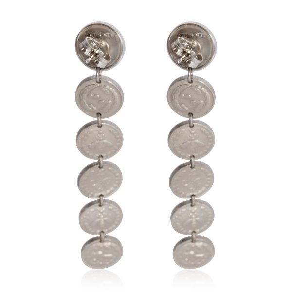 123873 av 0dc8b240 4b3f 4fdc b6c3 dbb508574643 Gucci Metallic Coin Drop Earrings in 925 Sterling Silver