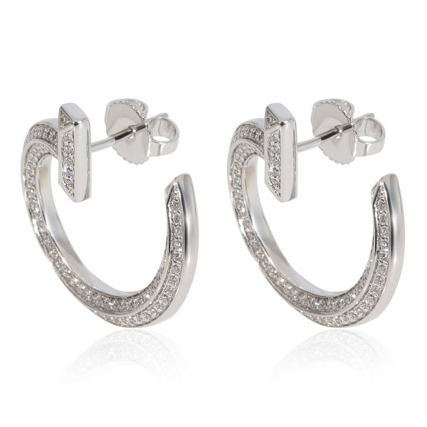 124010 sv 22ad2e06 da9c 4027 8b0e 9124196b310b Tiffany Co T Open Hoop Diamond Earrings in 18k White Gold 048 CTW