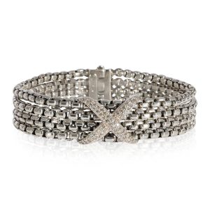 David Yurman Multi Strand Diamond Bracelet in Sterling Silver 025 CTW Christian Dior Vintage Pink Silk Beaded Flap Clutch