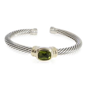 David Yurman Noblesse Cuff Peridot Bracelet in 14K Yellow GoldSterling Silver LOUIS VUITTON Zippy Wallet Vertical Long Wallet Taigarama Blue