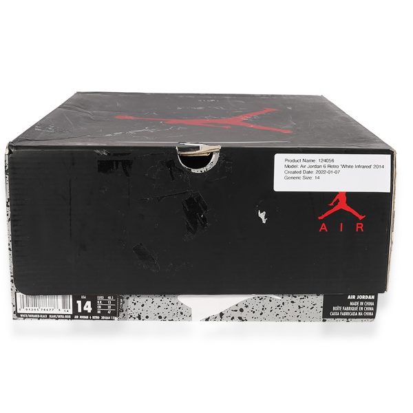 124056 ad3 Air Jordan 6 Retro White Infrared 2014