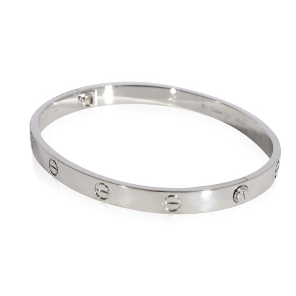 124179 sv Cartier Love Bracelet in 18k White Gold