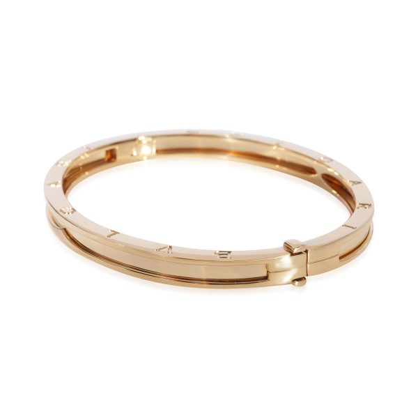 124180 sv BVLGARI Bzero1 Bangle Bracelet in 18K Yellow Gold