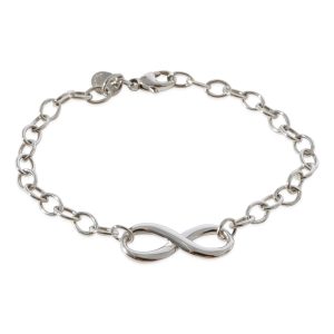 Tiffany Co Infinity Bracelet in 925 Sterling Silver Cart