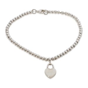 Return To Tiffany Heart Lock Bead Bracelet in Sterling Silver Louis Vuitton Monogram Multicolor Speedy 30 Noir Black