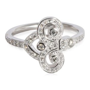 Tiffany Co Tiffany Fleur de Lis Diamond Ring in 950 Platinum 021 CTW 18K Yellow Gold Diamond Ruby Ring 19 Ctw