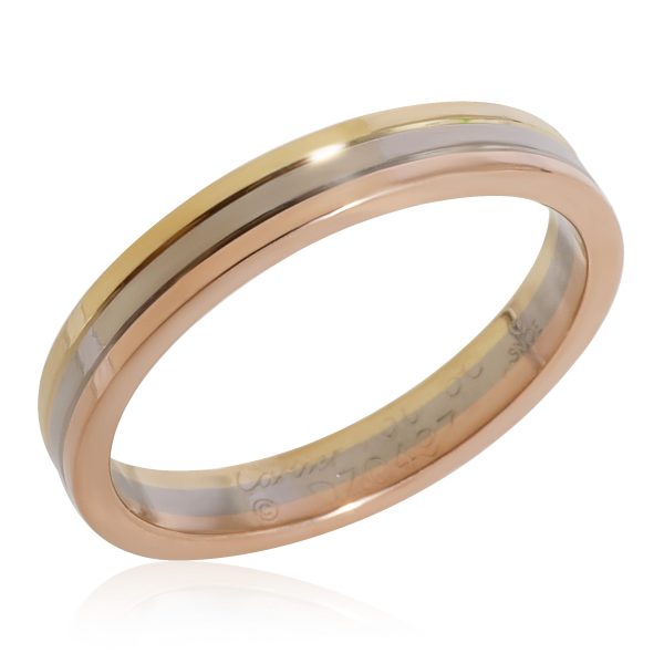 Wedding Band Mixed Cartier Wedding Band in 18k 3 Tone Gold