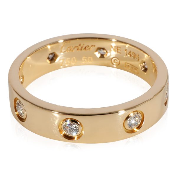 Cartier Love Diamond Wedding Band in 18k Yellow Gold 019 CTW Cartier Love Diamond Wedding Band in 18k Yellow Gold 019 CTW