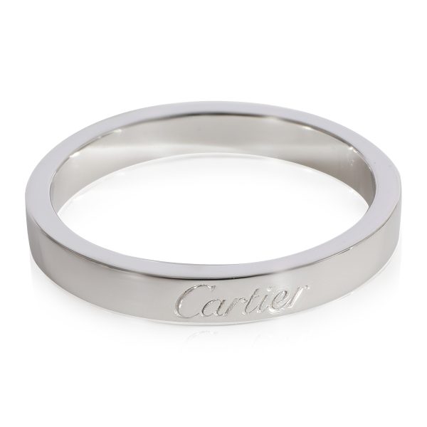 Cartier C De Cartier Wedding Band in Platinum Cartier C De Cartier Wedding Band in Platinum