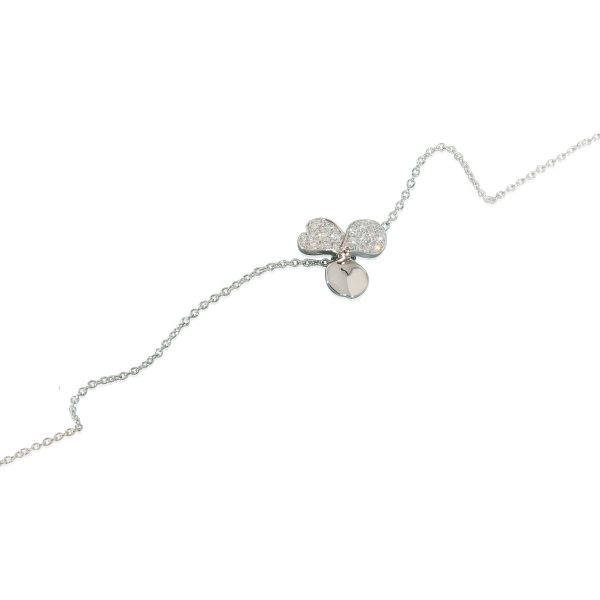 124402 pv c2c75ca7 3c22 4032 a315 f26660aa01f5 Tiffany Co Paper Flowers Diamond Bracelet in 950 Platinum 017 CTW