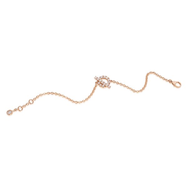 124413 av Hermès Diamond Finesse Bracelet in 18k Rose Gold 055 CTW