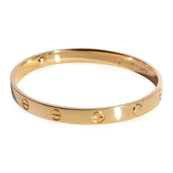 124422 sv Cartier Love Bracelet in 18k Yellow Gold