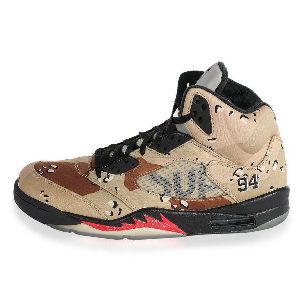 Supreme x Air Jordan 5 Retro Desert Camo Supreme x Air Jordan 5 Retro Desert Camo