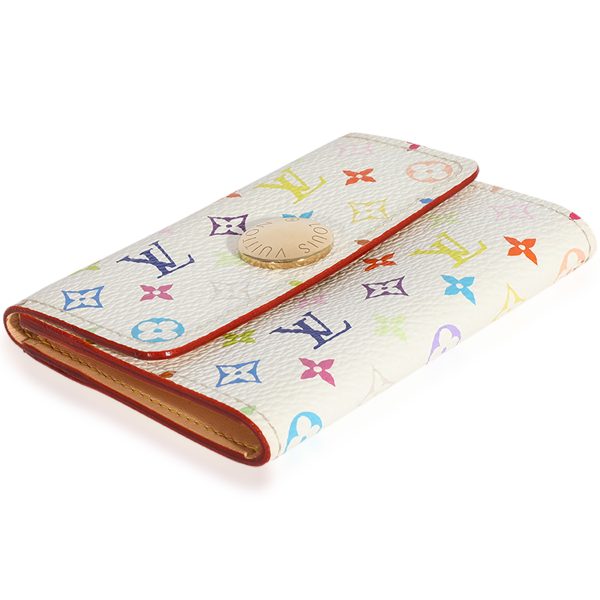 124458 box Louis Vuitton x Takashi Murakami White Monogram Multicolore Card Holder