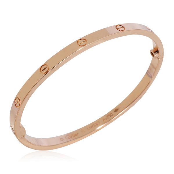 124460 av Cartier Love Bracelet in 18k Rose Gold Small Model