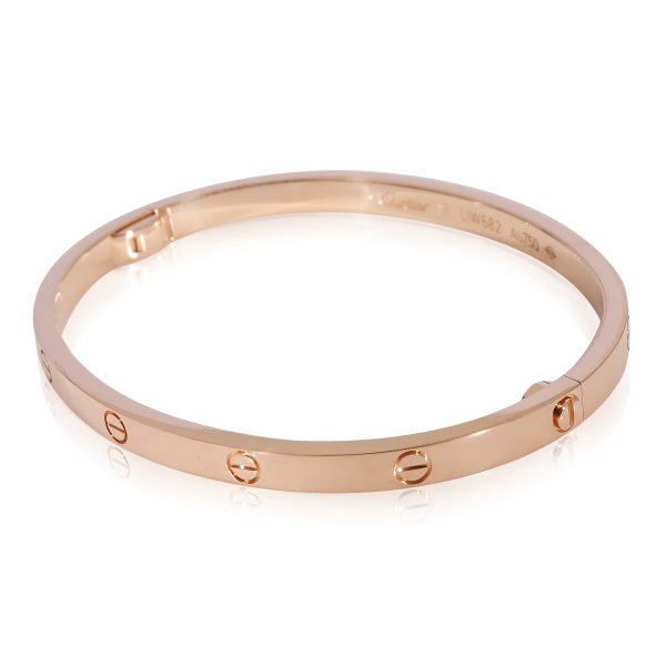 Small Model Cartier Love Bracelet in 18k Rose Gold Small Model