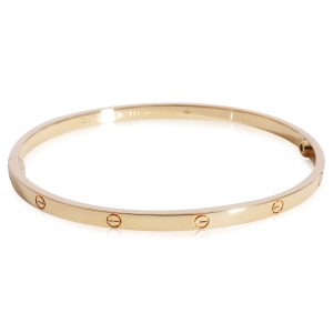 Cartier Love Bracelet in 18K Yellow Gold Small Model Size 19 Louis Vuitton Pochette Accessoires Monogram