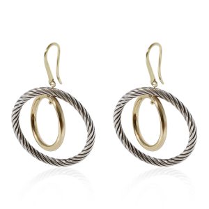 David Yurman Circle Mobile Earrings in 18k Yellow GoldSterling Silver LOUIS VUITTON Sonatine M51902 Monogram Handbag