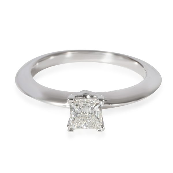 Rings Tiffany Co Diamond Solitaire Ring in 950 Platinum H VVS2 038 CTW