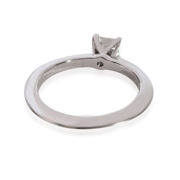 Solitaire Ring Platinum Tiffany Co Diamond Solitaire Ring in 950 Platinum H VVS2 038 CTW