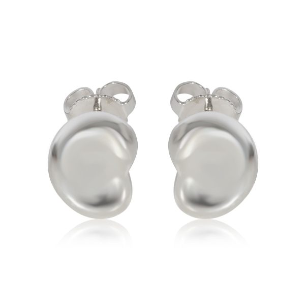 Tiffany Co Elsa Peretti Bean Earrings in Sterling Silver Tiffany Co Elsa Peretti Bean Earrings in Sterling Silver