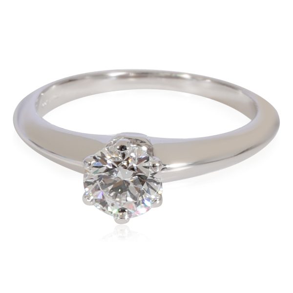 Rings Tiffany Co Diamond Solitaire Ring in Platinum D VVS2