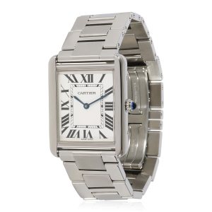 Cartier Tank Solo W5200014 Unisex Watch in Stainless Steel Cart