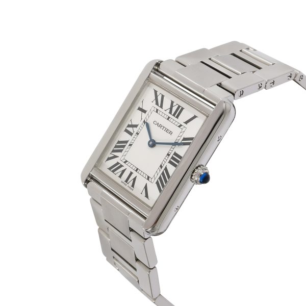 124842 lv Cartier Tank Solo W5200014 Unisex Watch in Stainless Steel