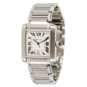 Cartier Tank Francaise W51002Q3 Unisex Watch in Stainless Steel GUCCI Doraemon collaboration 2WAY handbag 2WAY bag