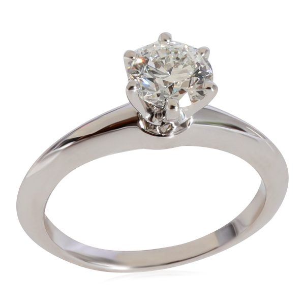 Tiffany Co Diamond Solitaire Engagement Ring in Platinum H VS1 088 CTW Tiffany Co Diamond Solitaire Engagement Ring in Platinum H VS1 088 CTW