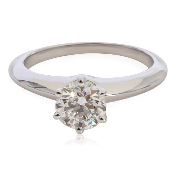 Rings Tiffany Co Diamond Solitaire Engagement Ring in Platinum H VS1 088 CTW