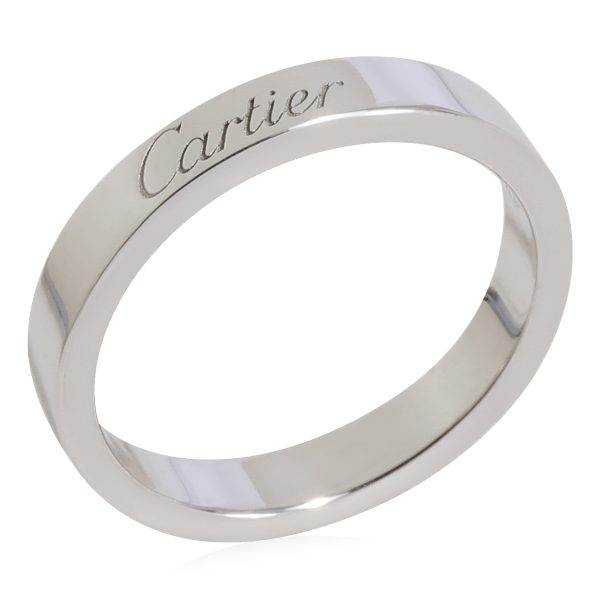 124895 av 7a33358b 433a 45ab 8ce6 f52d7cccd719 Cartier C De Cartier Wedding Band in Platinum