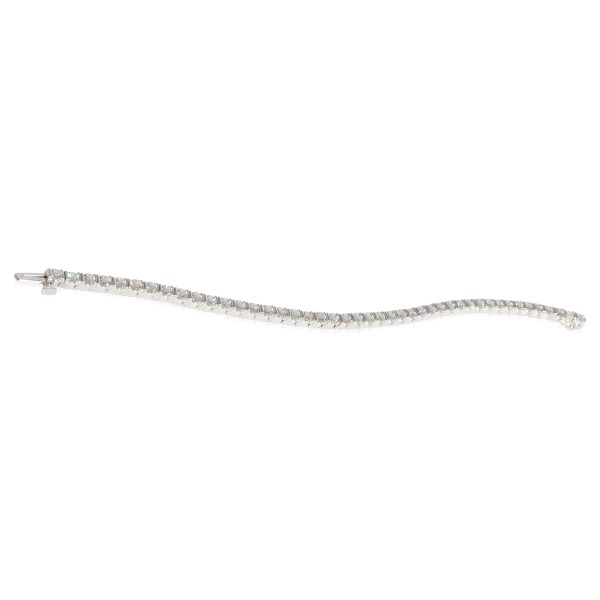 124965 pv cf890ba1 b133 490f 80ba bdd7a226927f Jean Vitau Diamond Tennis Bracelet in Platinum 18k White Gold 450 CTW