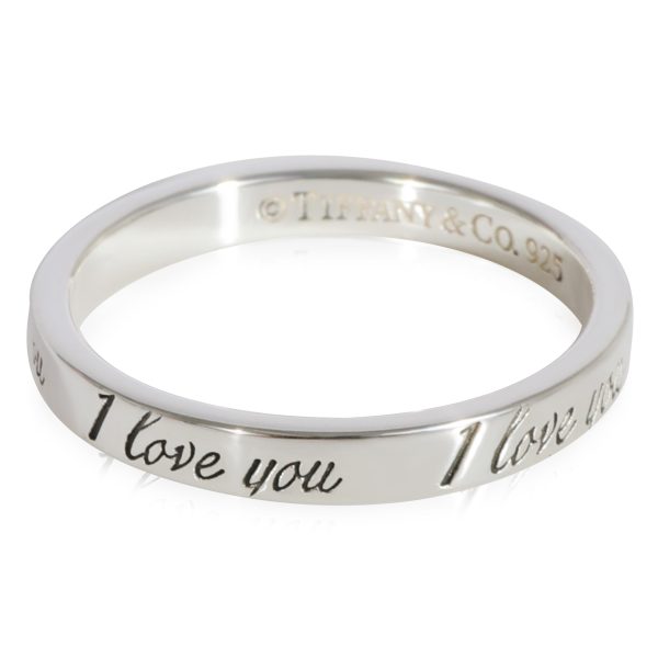 Tiffany Co Tiffany Co I Love You Band in Sterling Silver