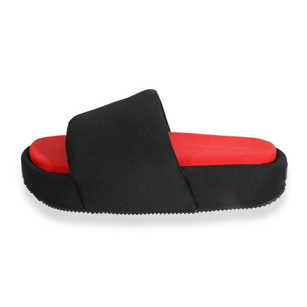 Y 3 Slide Black Red Y 3 Slide Black Red